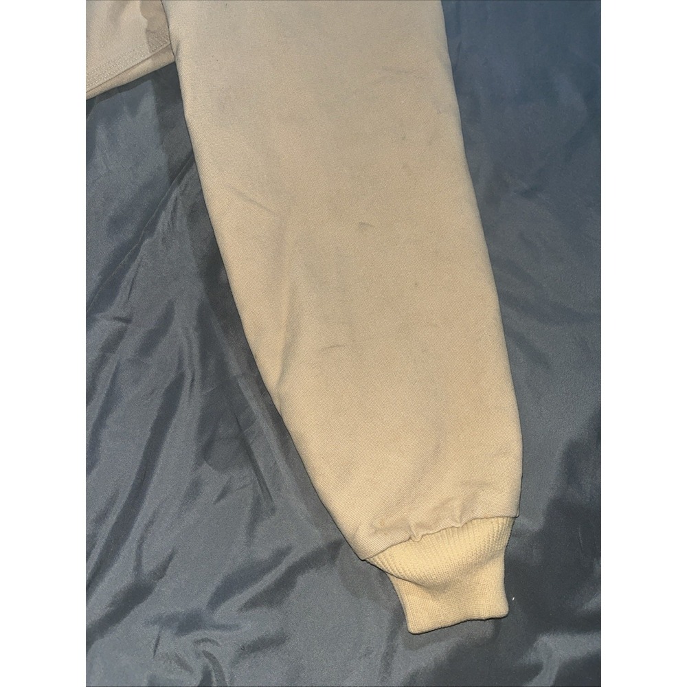 1999 Carhartt J06 WET Hooded Quilted Lined Jacket Mens Size-Large  Light Brown - Picture 10 of 16
